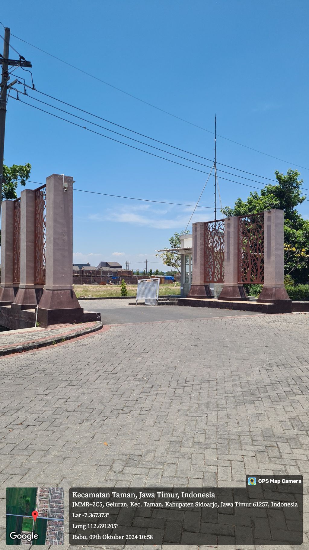 foto gerbang perumahan TAMAN PONDOK JATI MAGNOLIA