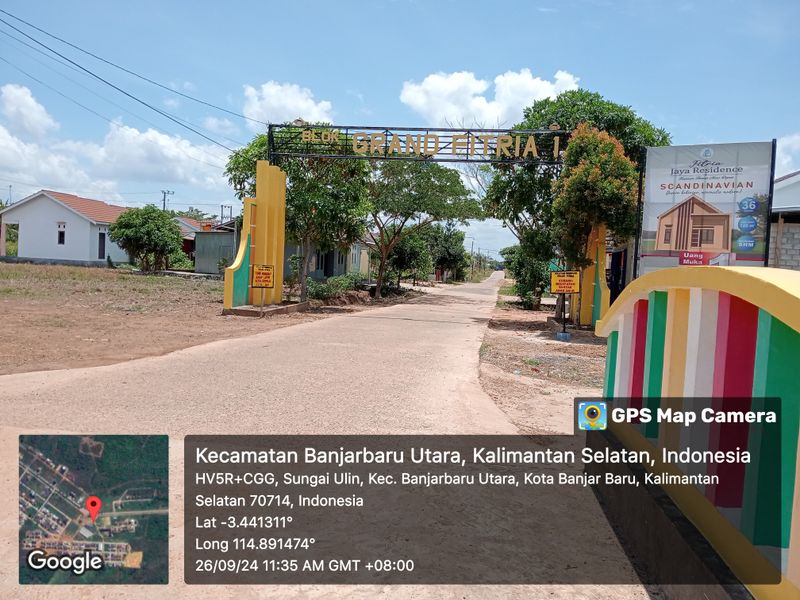 foto gerbang perumahan Fitria Jaya Residence