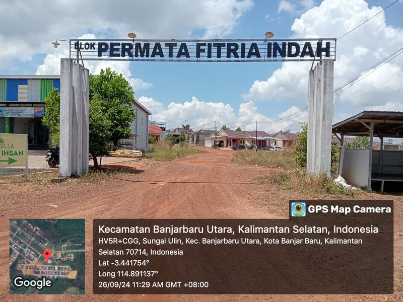foto gerbang perumahan Fitria Jaya Residence Tahap 2