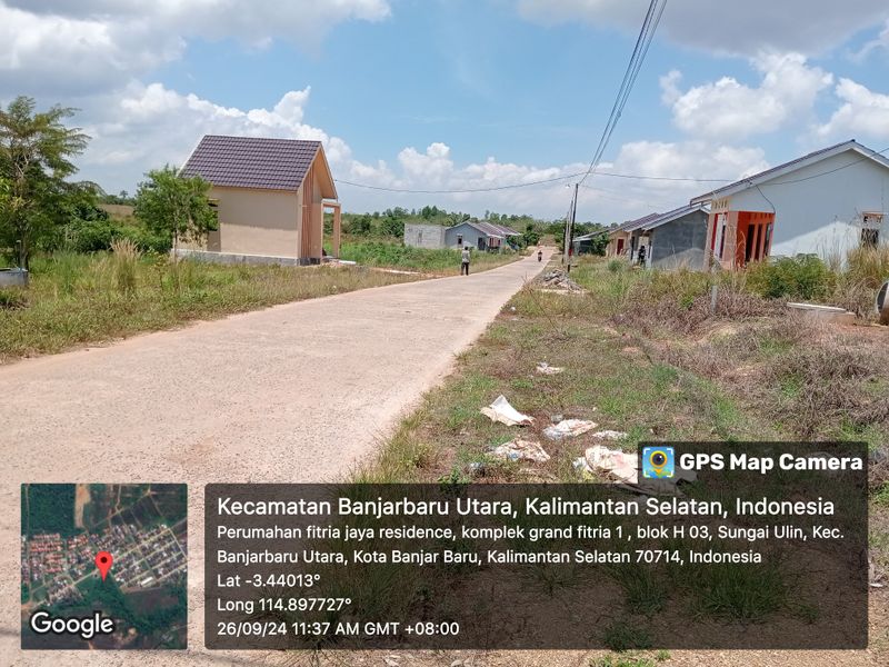 foto posisi tengah perumahan Fitria Jaya Residence