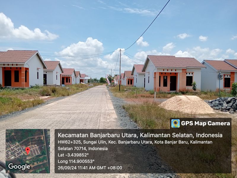 foto posisi tengah perumahan FITRIA JAYA RESIDENCE Tahap III