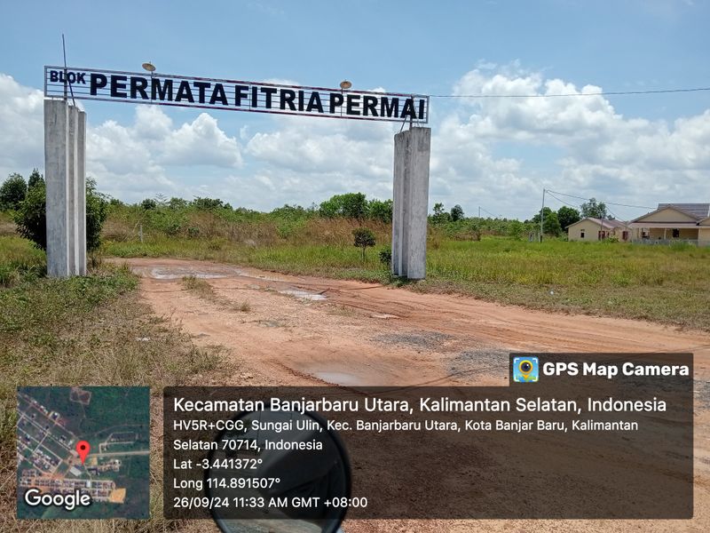 foto posisi tengah perumahan Fitria Jaya Residence Tahap 2