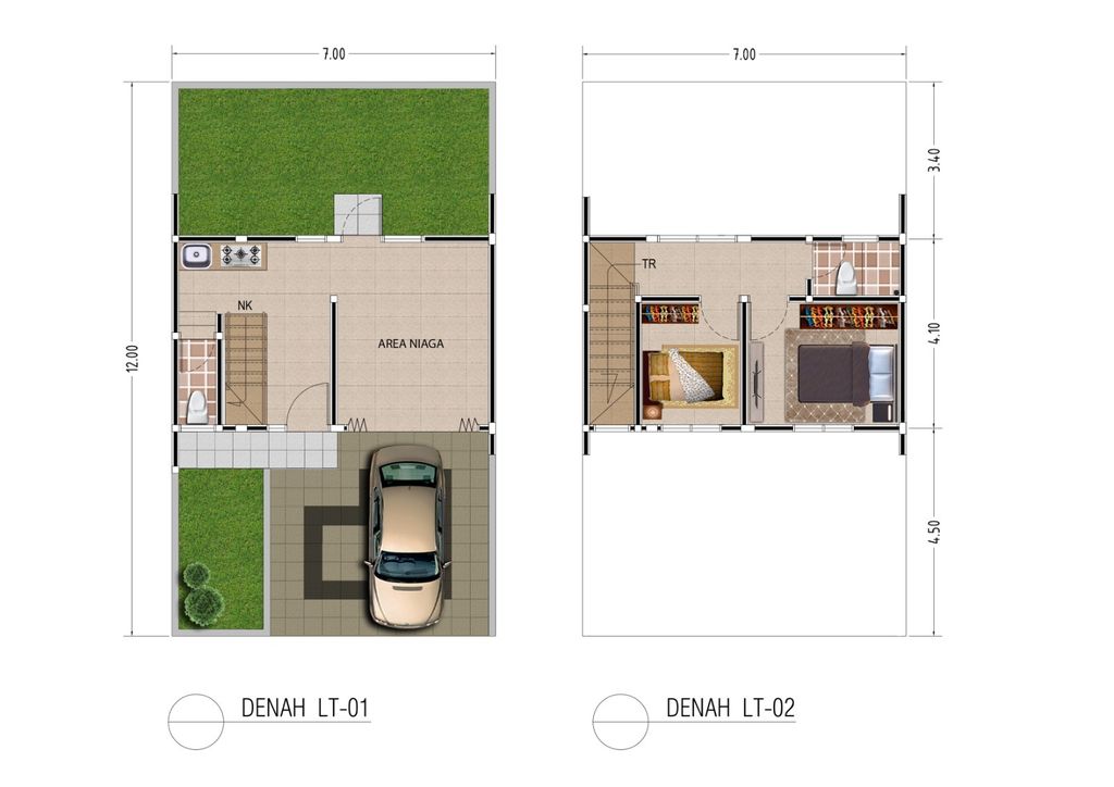 foto denah rumah tipe 59/84 perumahan Cikarang Lake View