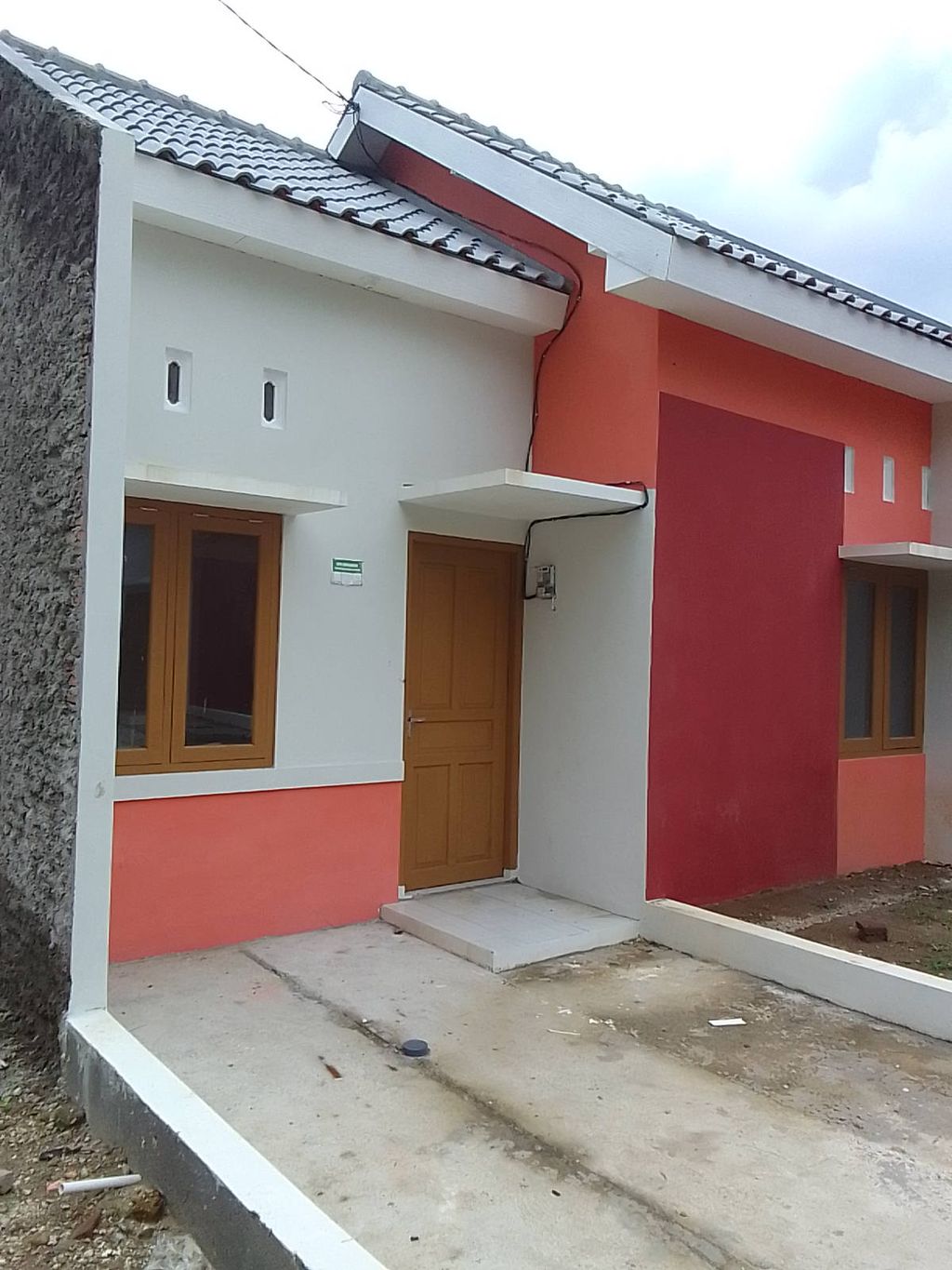 foto tampak rumah tipe 26/60 166JT perumahan Graha Sejahtera Tempel 3