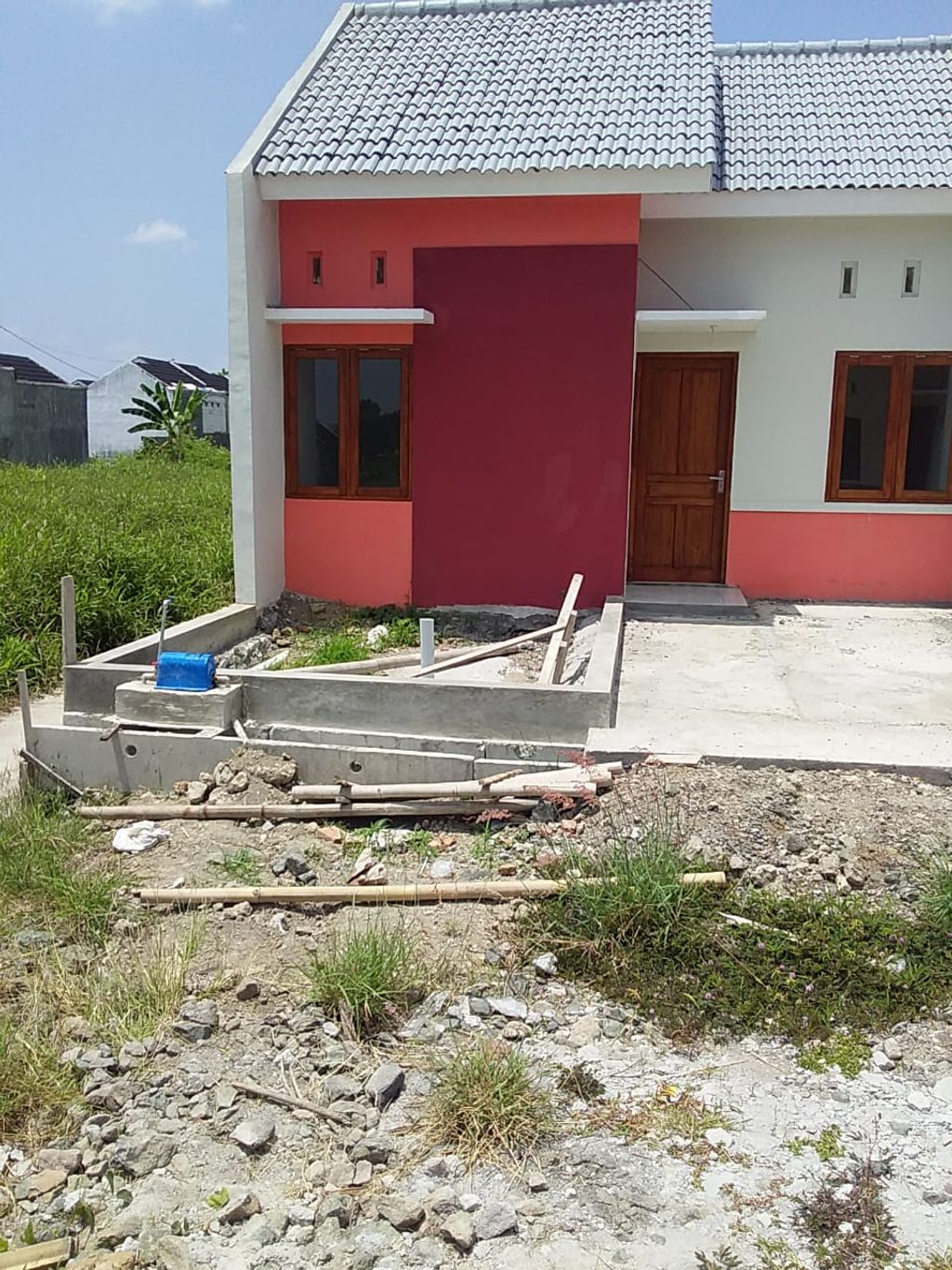 foto tampak rumah tipe 26/60 162JT perumahan Graha Sejahtera Tempel 3