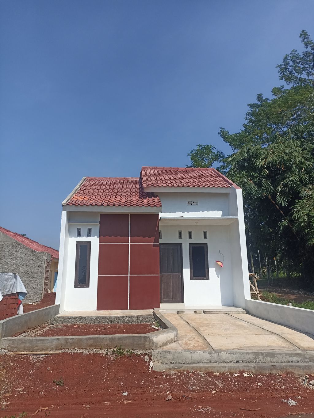 foto tampak rumah tipe 33/60 perumahan REYHAN RESIDENCE