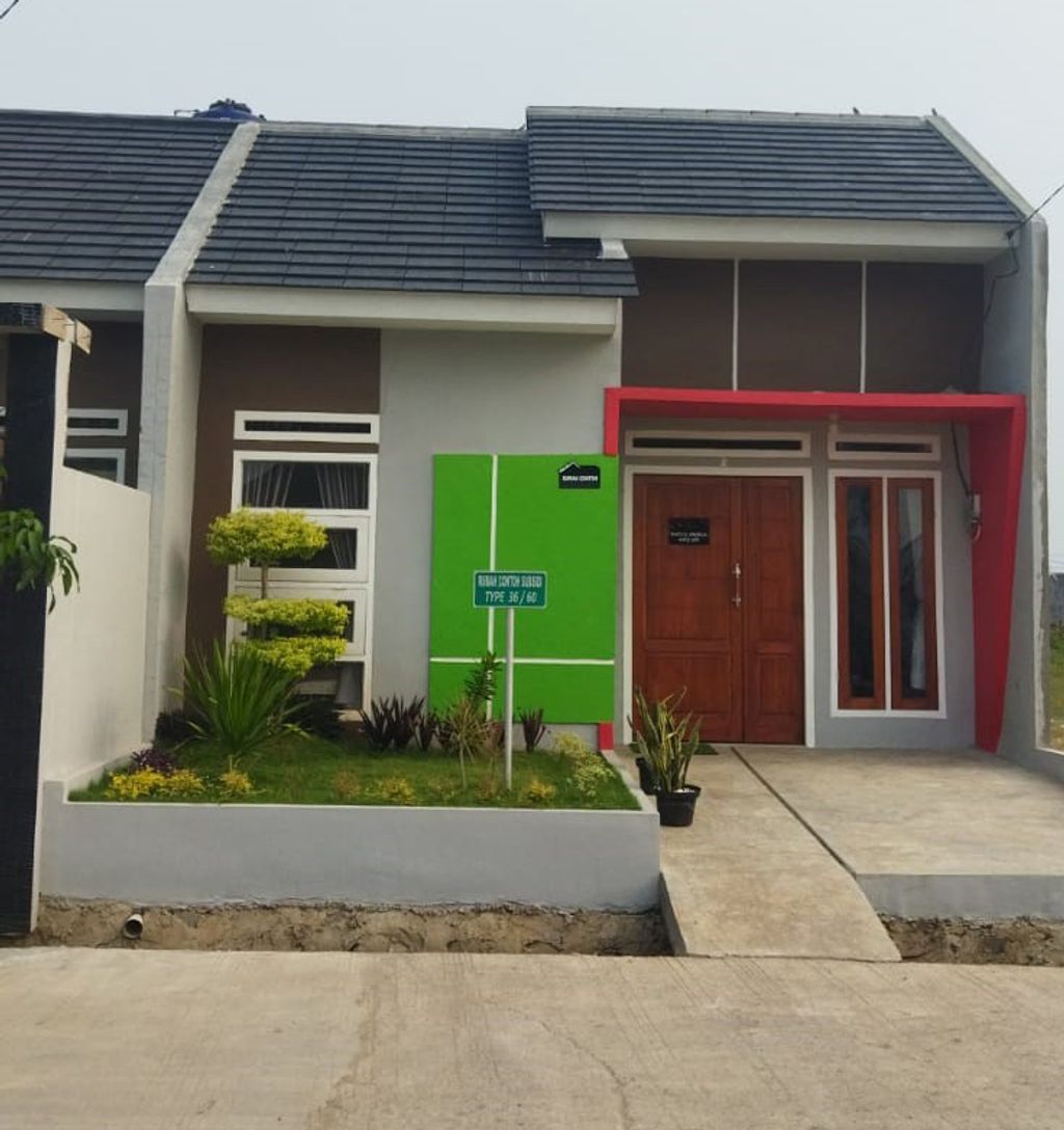foto tampak rumah tipe Topaz perumahan GRIYA FAMILY 4 TAHAP 5