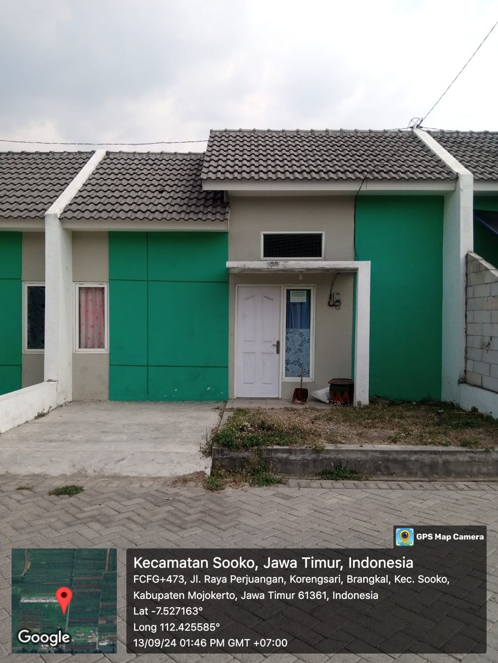 foto tampak rumah tipe 30 perumahan BUMI MENTARI SOOKO TAHAP 2