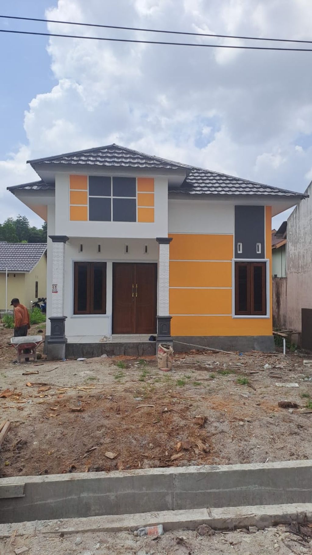 foto tampak rumah tipe 36 Plus perumahan Griya Danau Ilung