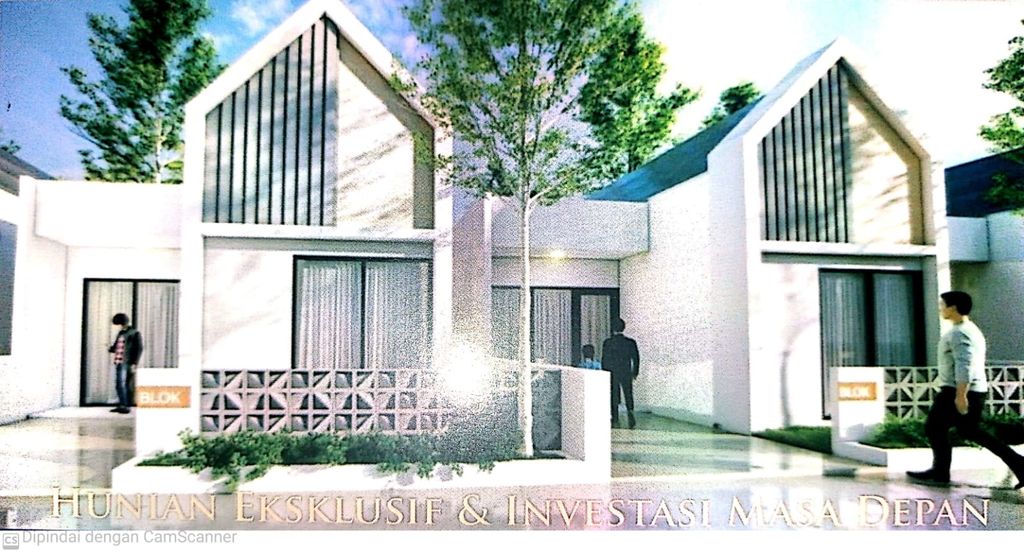foto tampak rumah tipe 45 perumahan ATHENA PARK MANSION 2