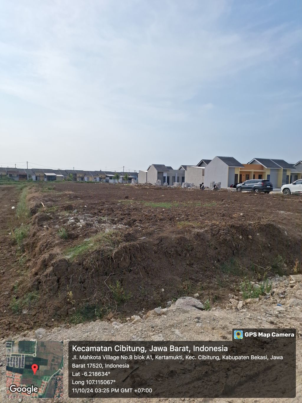 foto posisi tengah perumahan MAHKOTA VILLAGE TAHAP 2