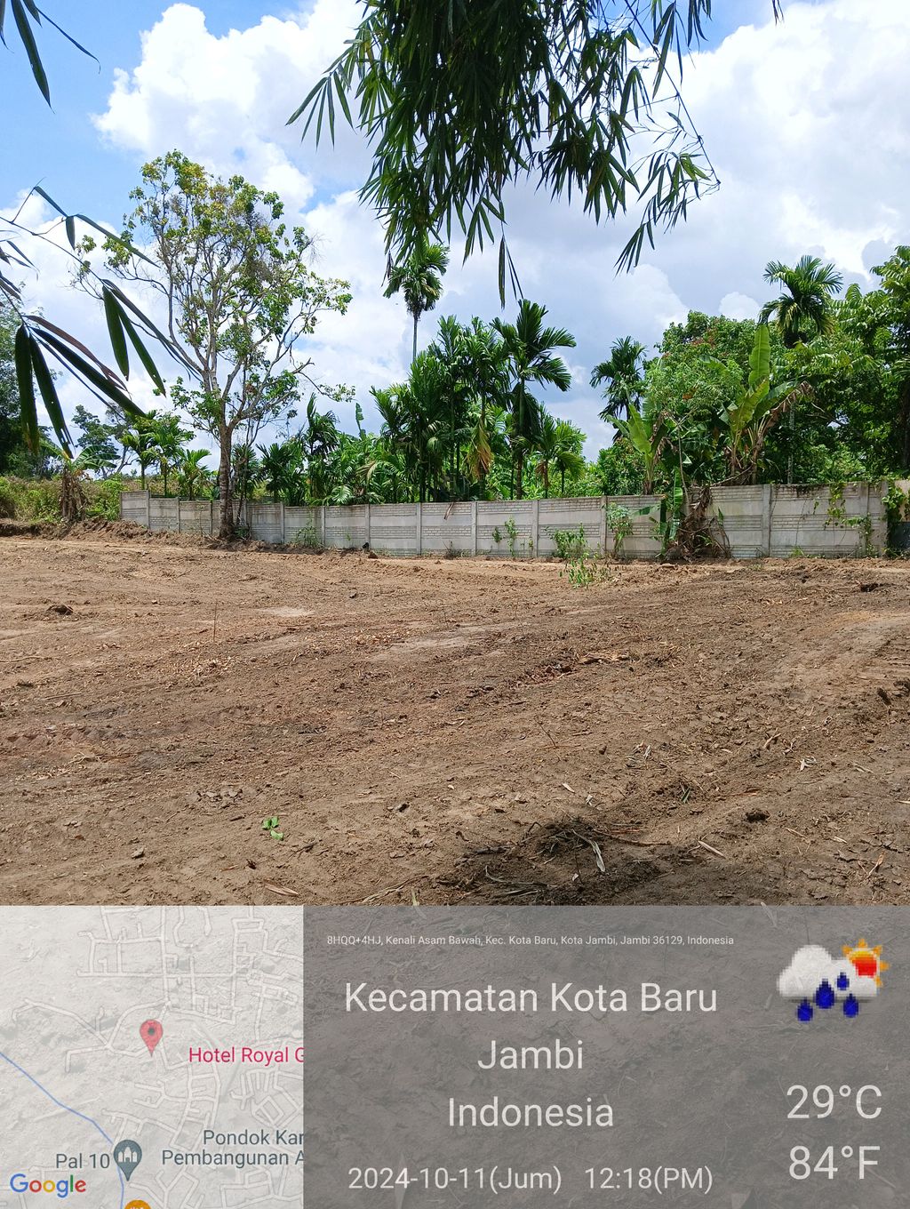 foto posisi tengah perumahan Villa Neo Garden