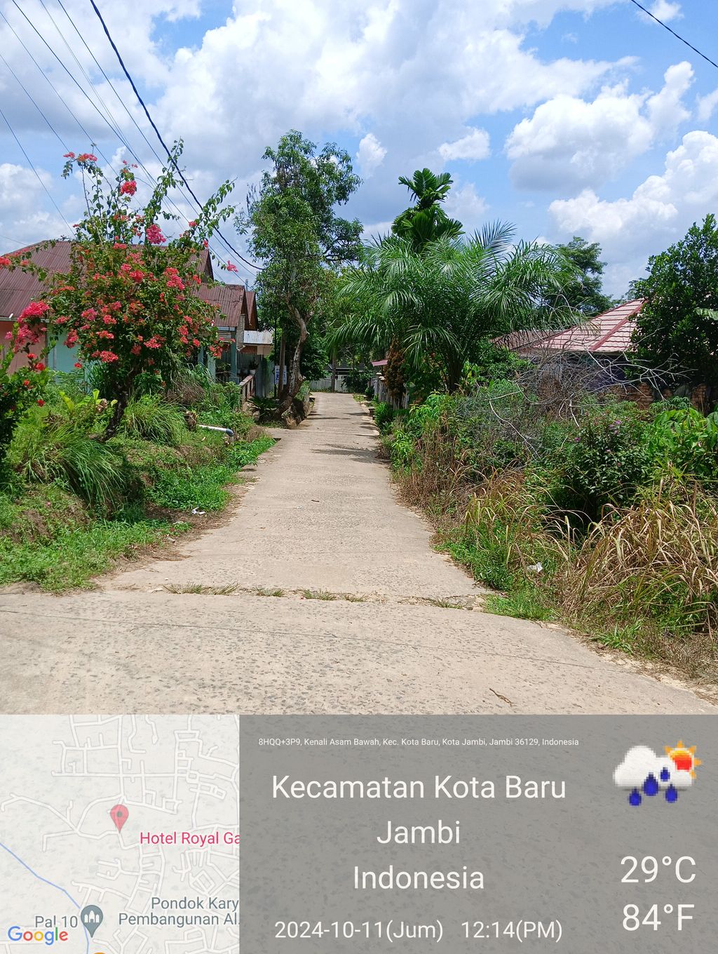 foto gerbang perumahan Villa Neo Garden