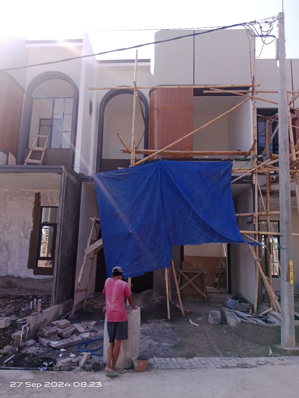 foto tampak rumah tipe 38 Compact (2 kamar) (483) (komersil) perumahan Cluster Beverly