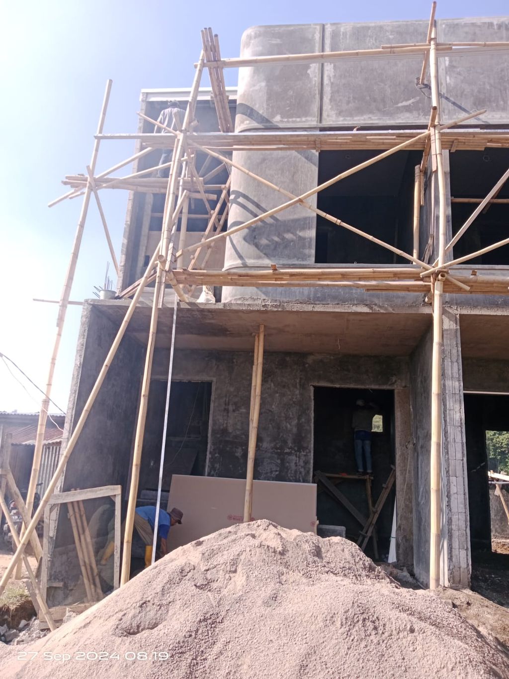 foto tampak rumah tipe 38 Compact (2 kamar) (470) perumahan Cluster Beverly