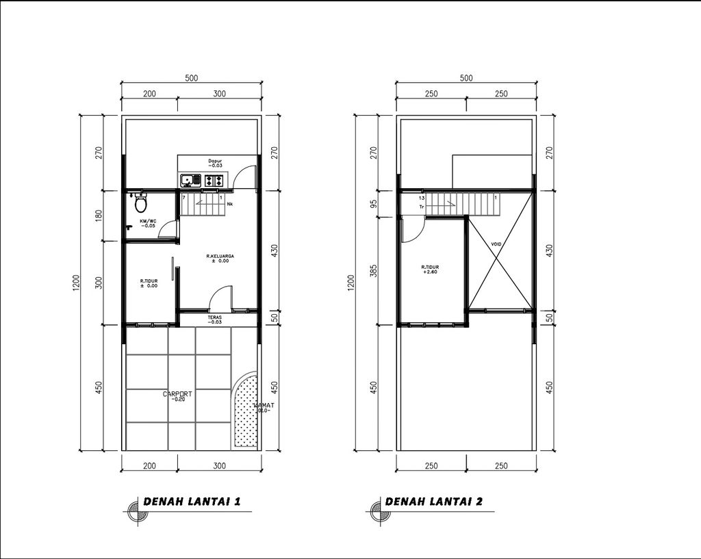 foto denah rumah tipe 36 Mezanin Modern (445) perumahan Cluster Beverly