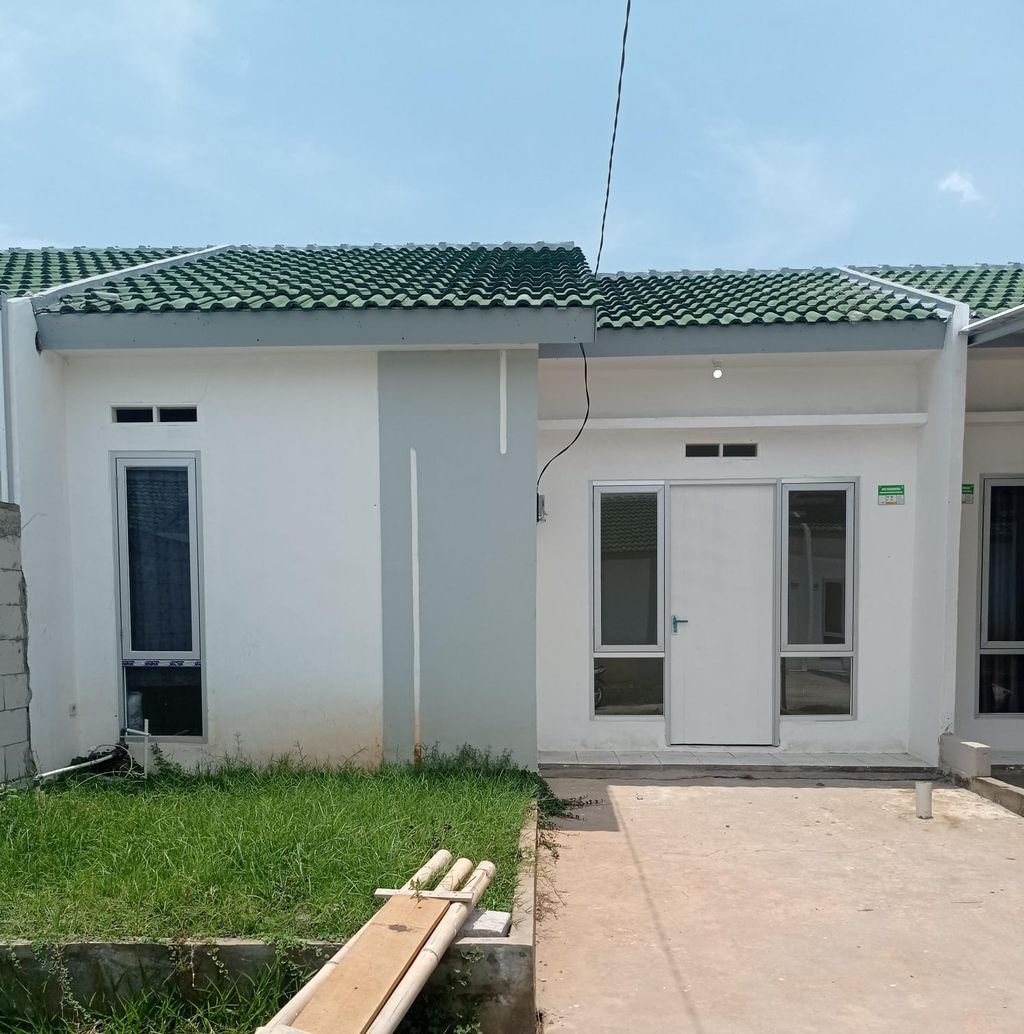 foto tampak rumah tipe Blok L-09 perumahan ETERNAL VILLAGE TAHAP IV