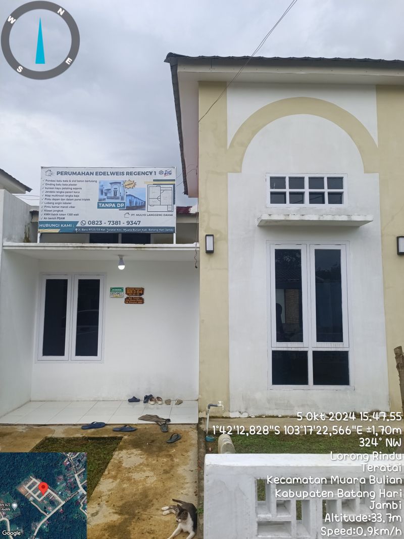 foto contoh rumah perumahan Edelweiss Regency 1