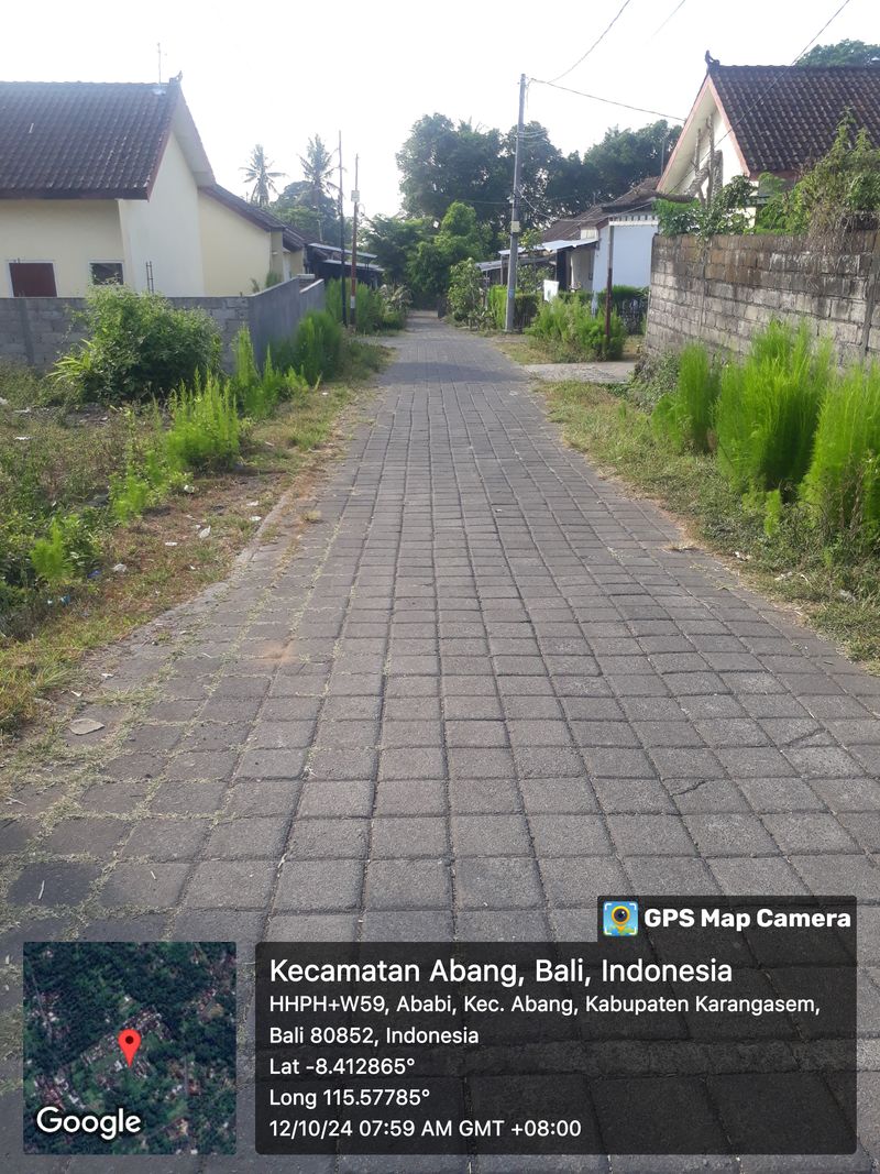 foto posisi tengah perumahan Perumnas Besang Asri Residence