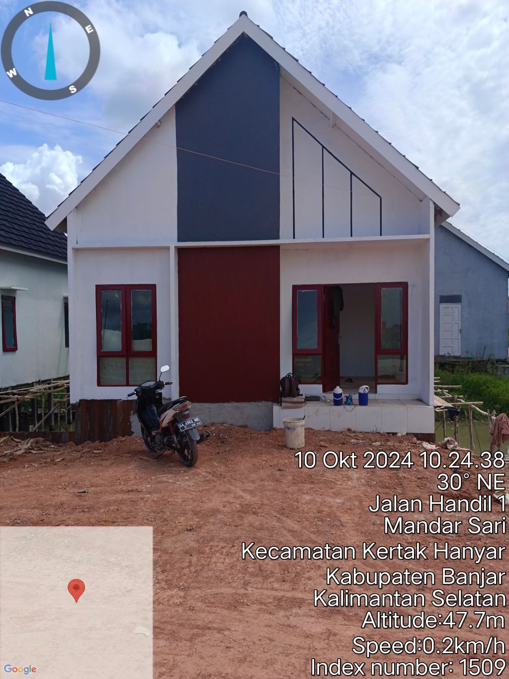 foto tampak rumah tipe 36 perumahan GRAND HANUM IMPERIAL