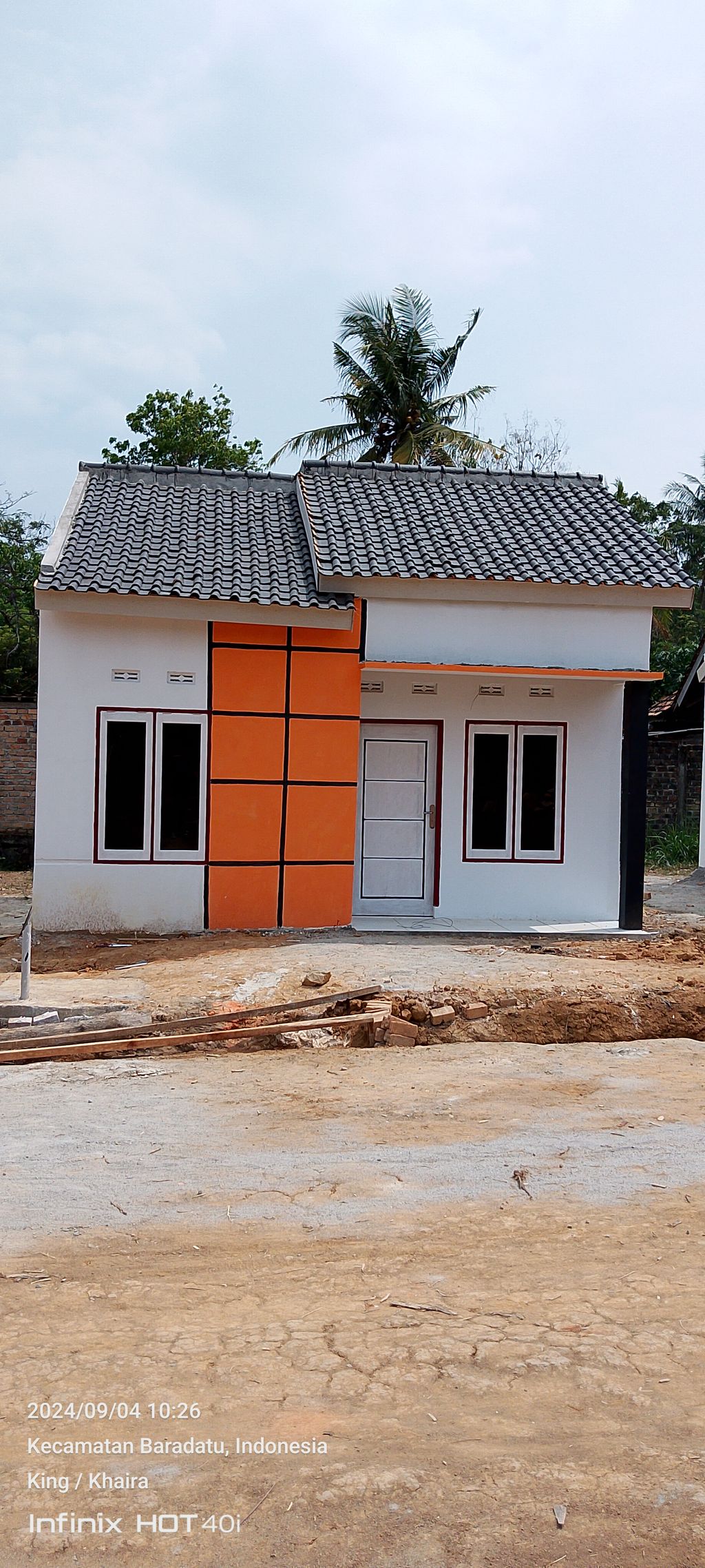 foto contoh rumah perumahan BARADATU PERMAI