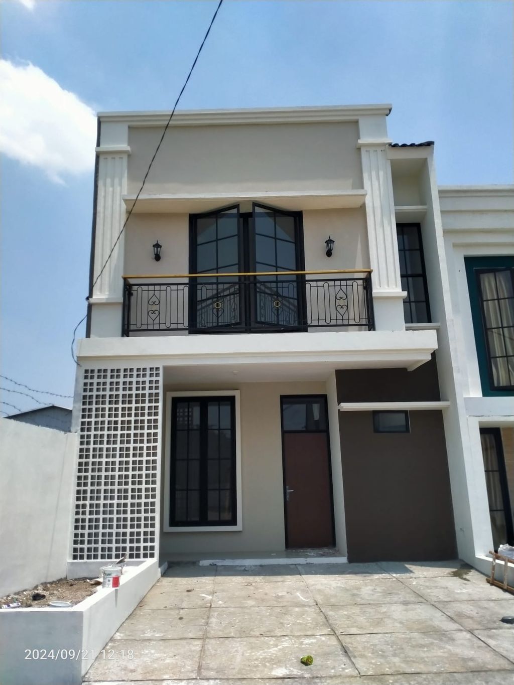 foto tampak rumah tipe 45 Compact (478) perumahan Griya Pataruman Asri 3