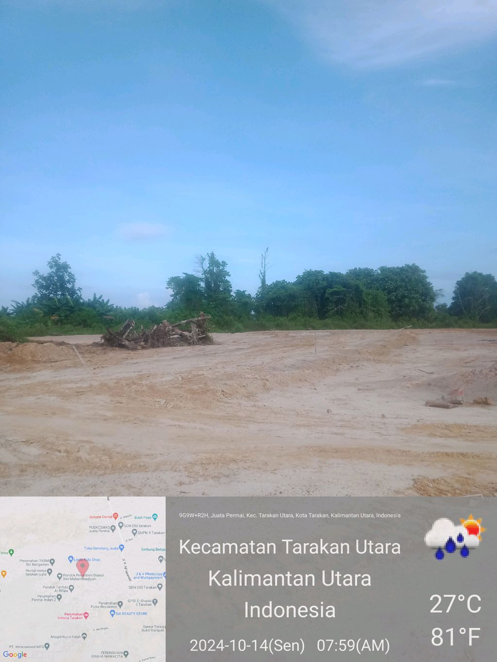 foto posisi tengah perumahan GRAHA PERMAI RESIDENCE II