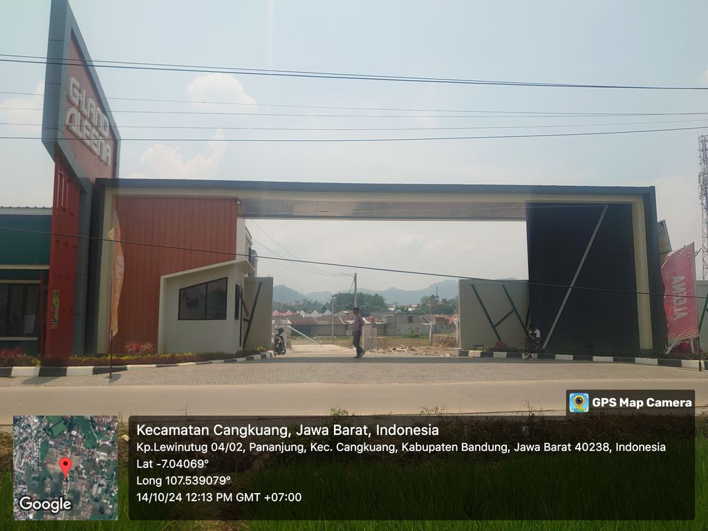 foto gerbang perumahan G-Land Aleena Residence