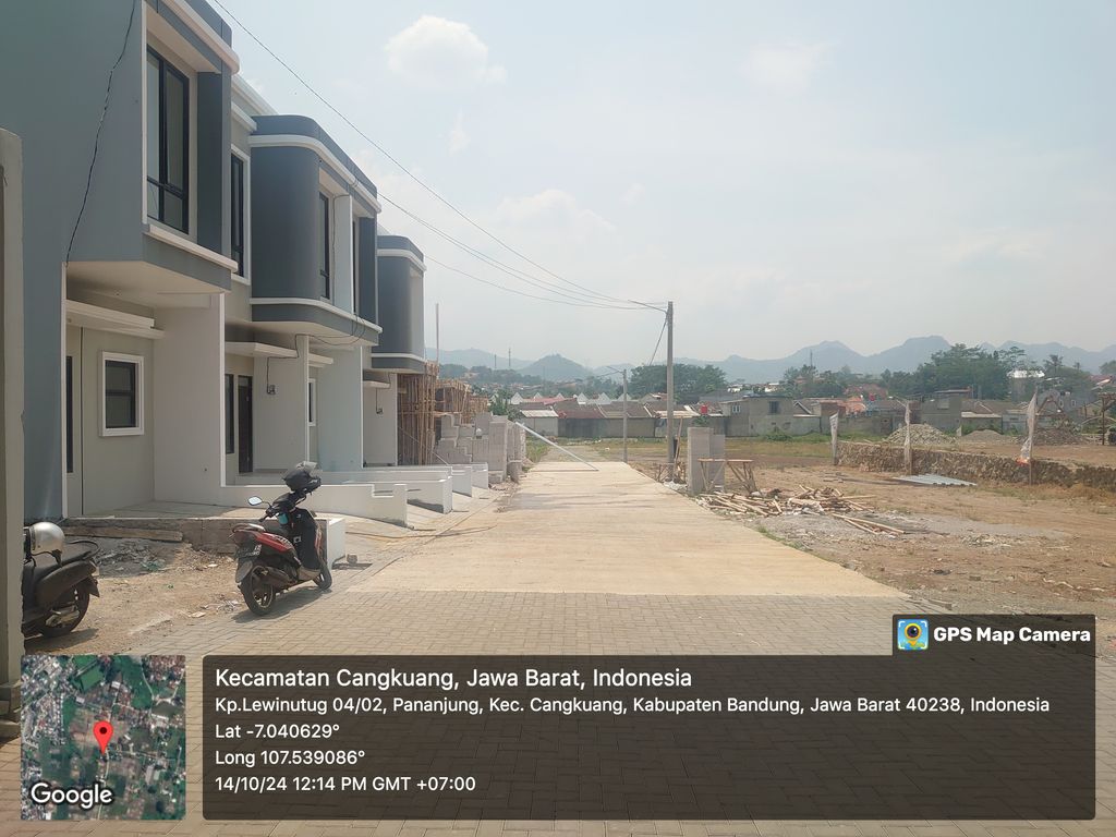 foto posisi tengah perumahan G-Land Aleena Residence