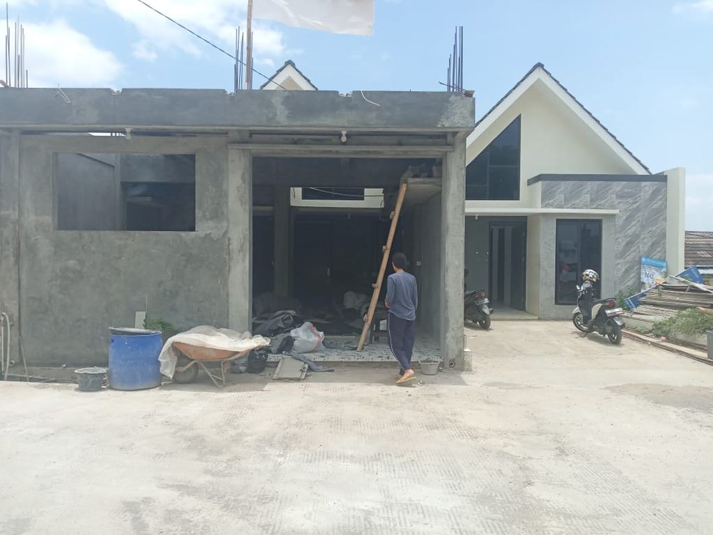 foto tampak rumah tipe 36/77 (+) perumahan PURI ALAM CEMPAKA