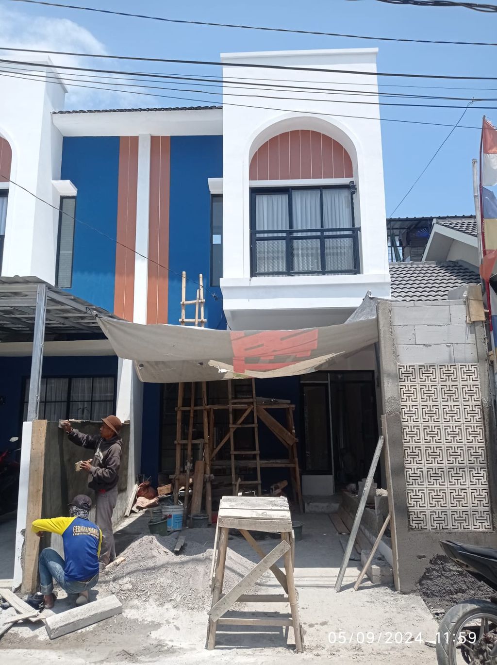foto tampak rumah tipe 41 Compact High Ceiling (2KT)(456) perumahan G-Land Ciwastra Park