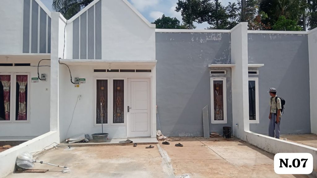 foto tampak rumah tipe SUBSIDI perumahan GEHA RESIDENCE