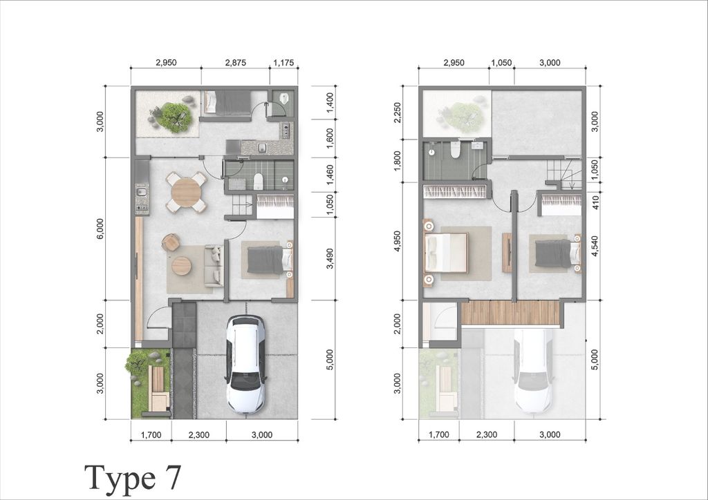 foto denah rumah tipe AYAME perumahan MORIZONO