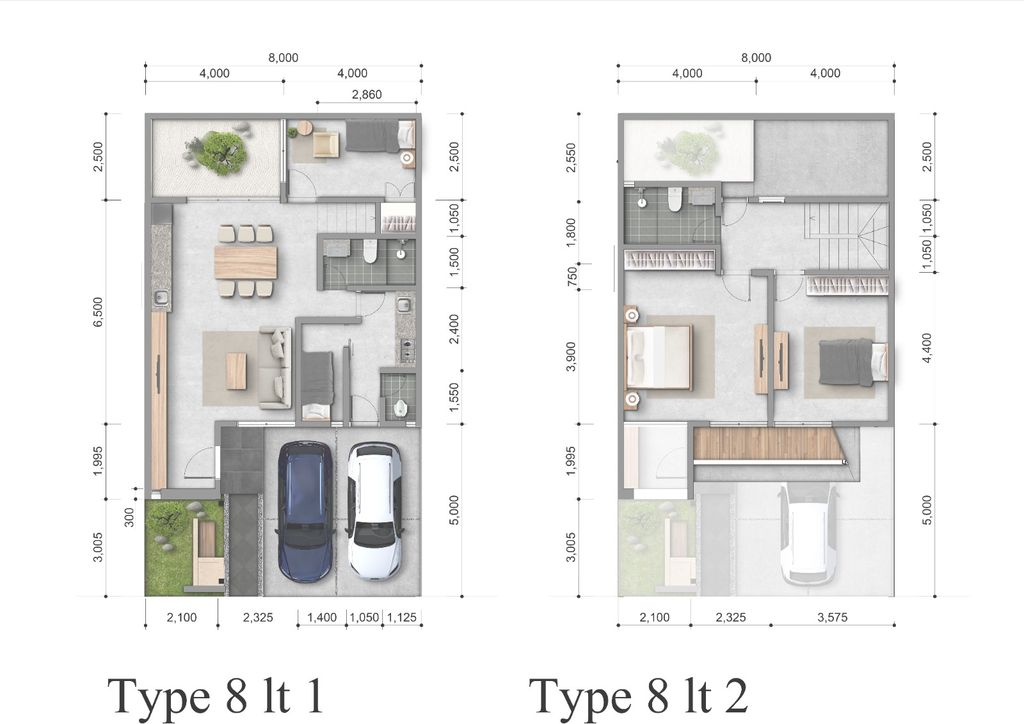 foto denah rumah tipe KAEDE perumahan MORIZONO