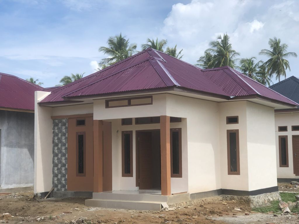 foto tampak rumah tipe 36 perumahan KOMTAR RESIDENCE GP. COT