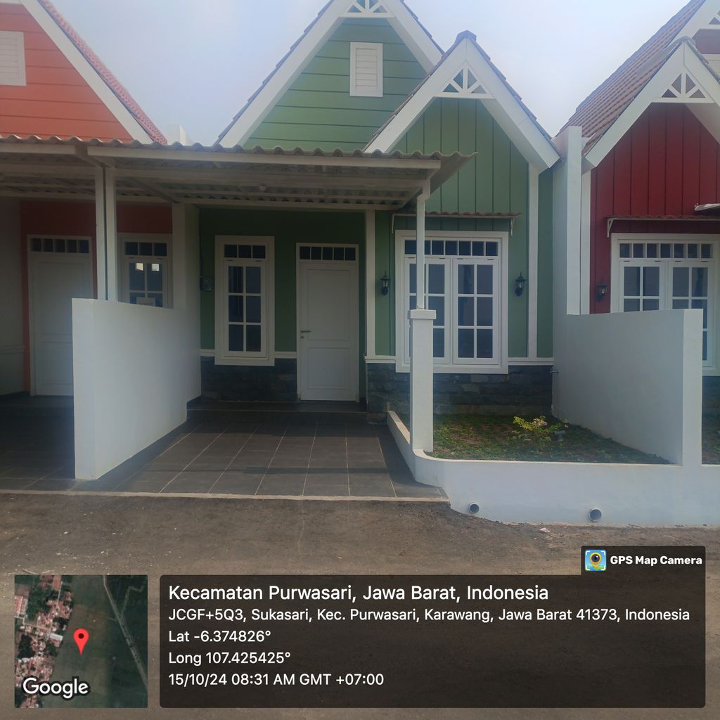 foto tampak rumah tipe 39/75 perumahan Perumahan Amerta Tegalsari