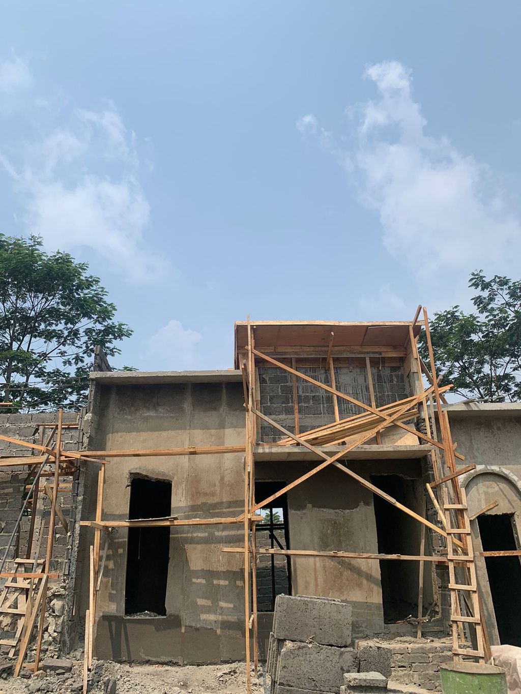 foto tampak rumah tipe 30 1 lantai (349) perumahan G-Land Padalarang Valley