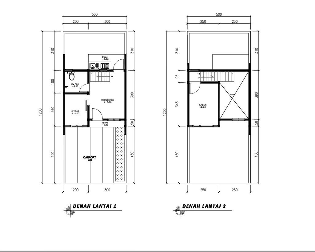 foto denah rumah tipe 33 Mezanin (363) perumahan G-Land Aleena Residence