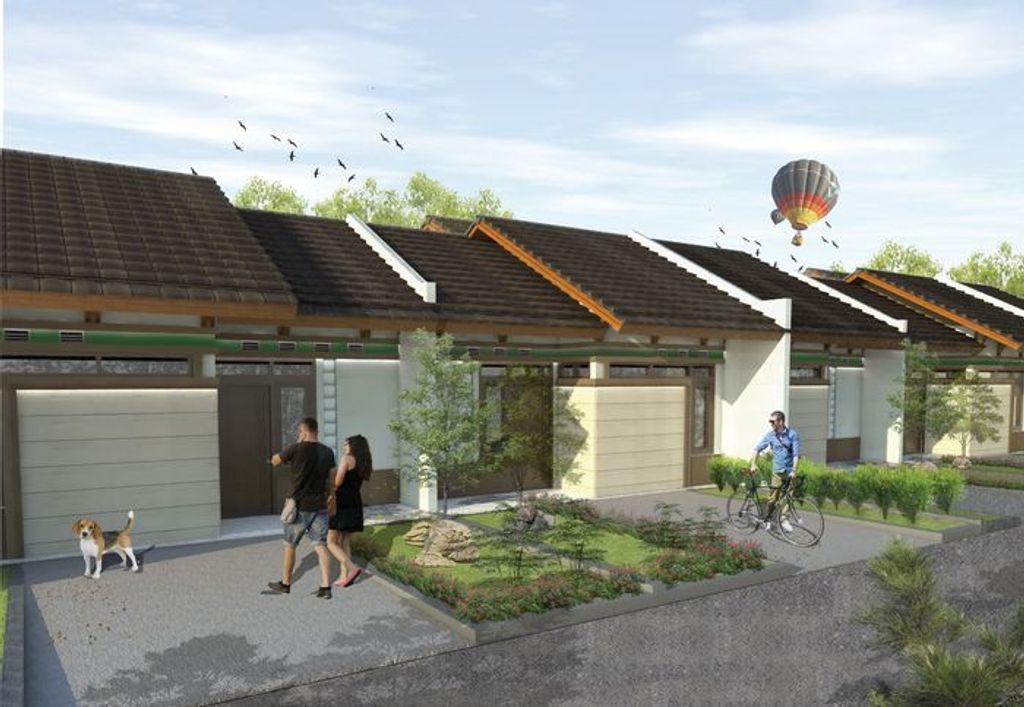 foto tampak rumah tipe 31/72 232 per 1 Januari 2024 perumahan Bumi Karya Indah