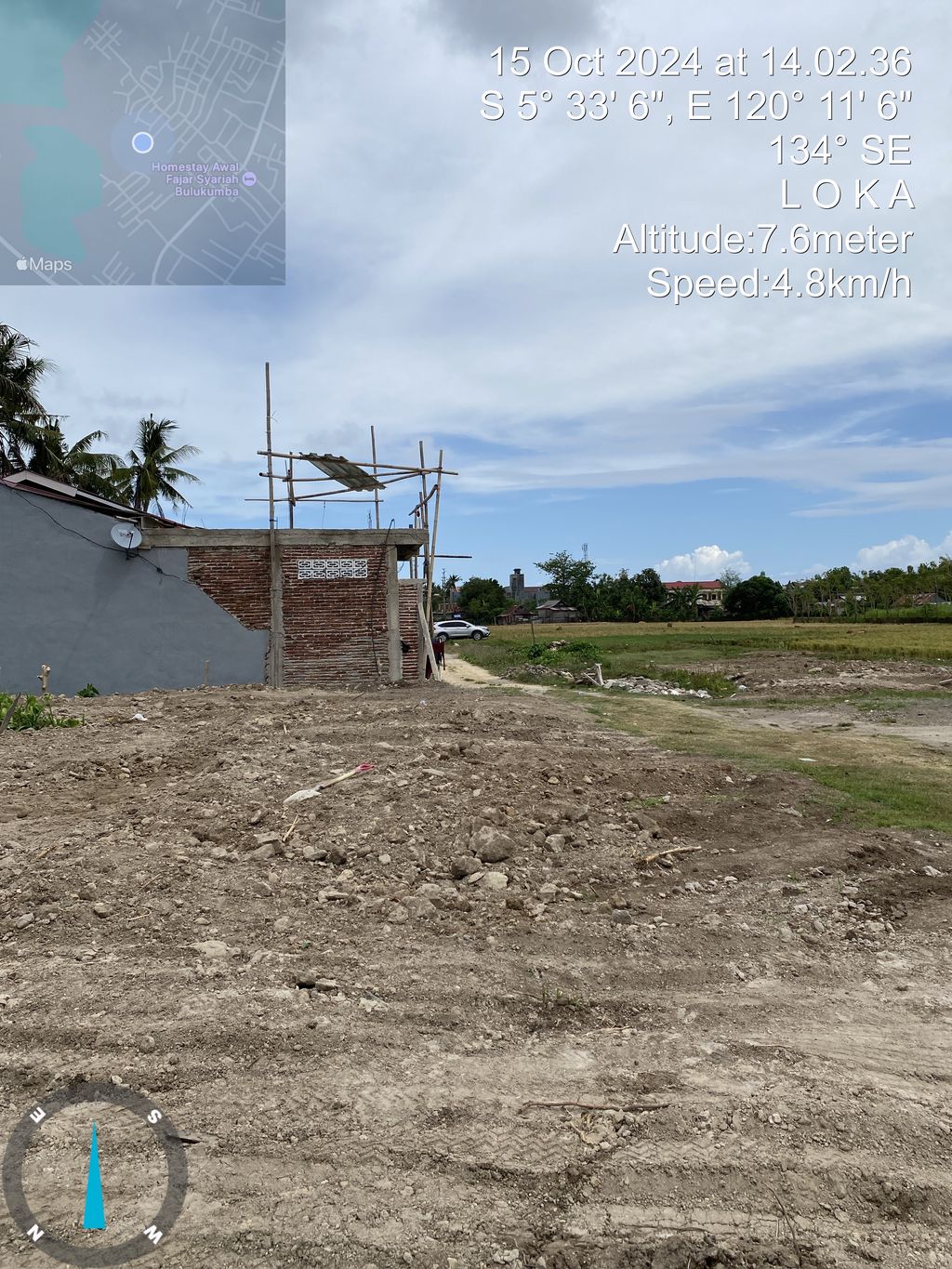 foto posisi tengah perumahan ASNUR RESIDENCE