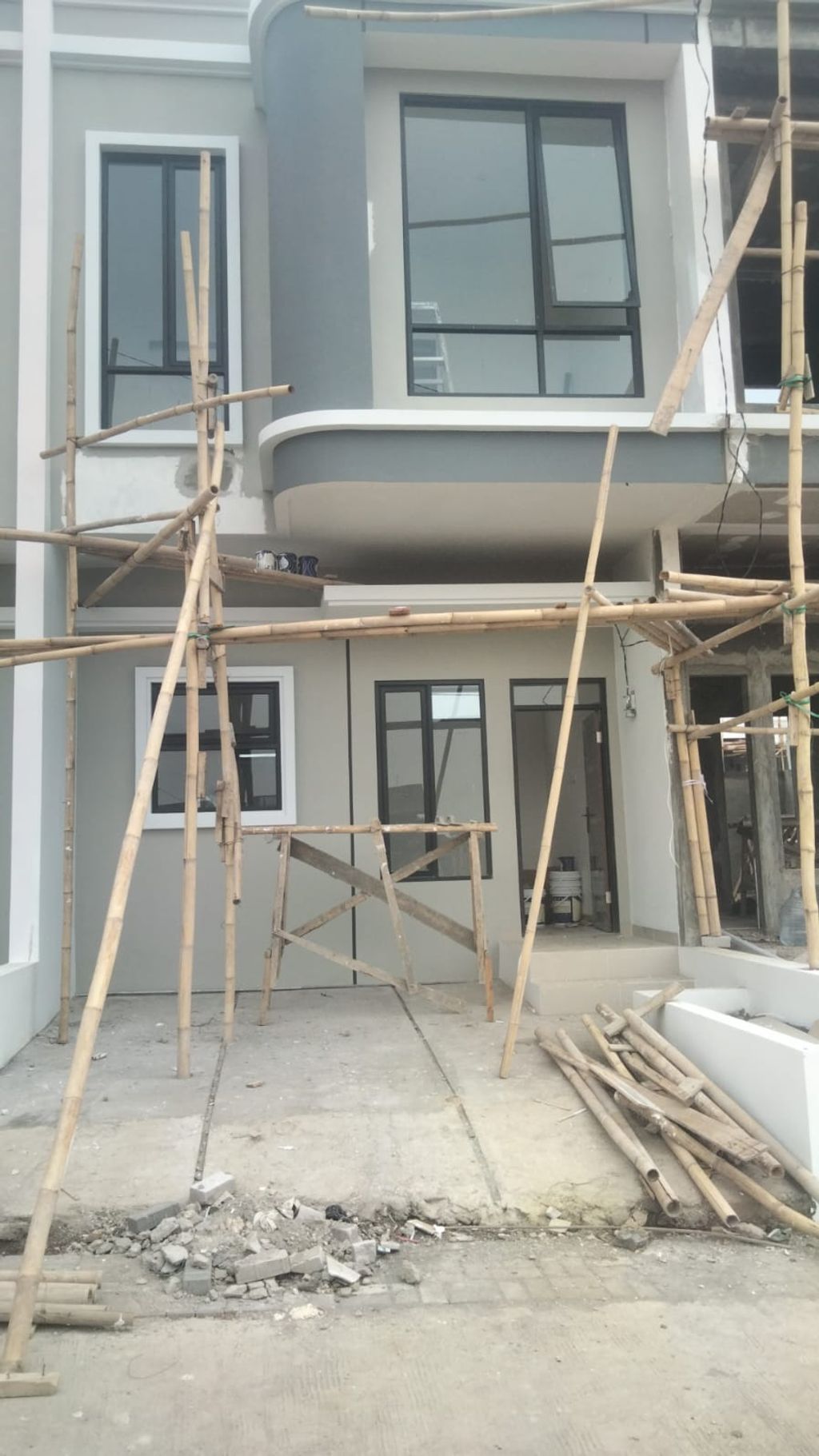 foto tampak rumah tipe 38 Compact (2 kamar) (400) perumahan G-Land Aleena Residence