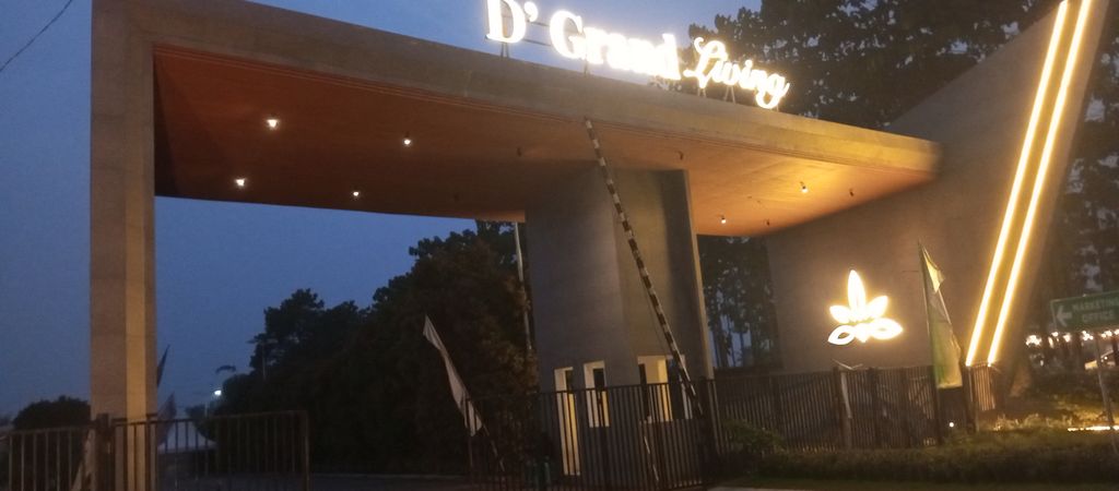 foto gerbang perumahan D'GRAND LIVING