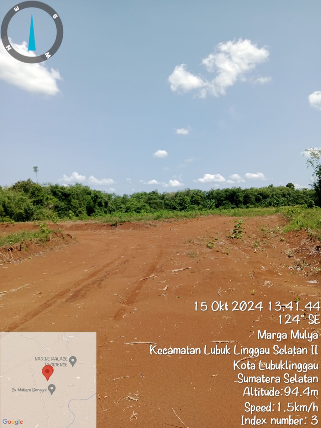 foto posisi tengah perumahan Ezar Residence