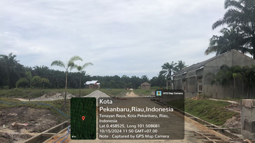 foto posisi tengah perumahan Pebatuan Cipta Residence II
