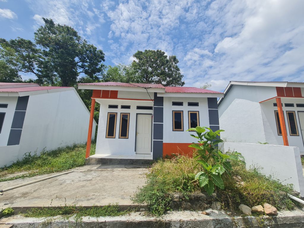 foto tampak rumah tipe 36 perumahan PELANGI SUKUR 3
