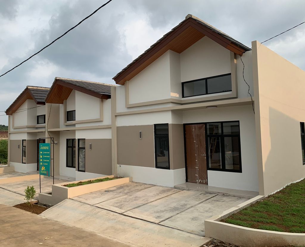 foto tampak rumah tipe Jasmine (340.000.000) perumahan KIARA GARDEN 2 (TAHAP 4)