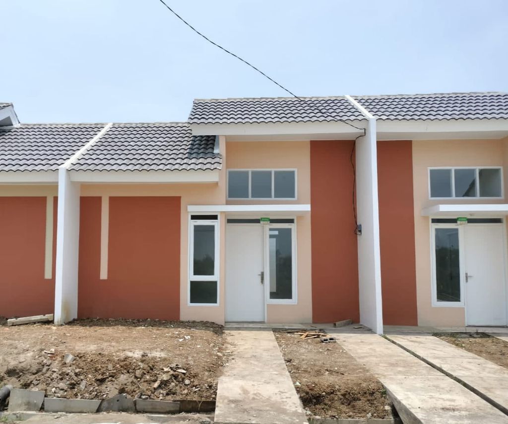 foto tampak rumah tipe 27/60 perumahan GRAND KERTAMUKTI RESIDENCE 2024