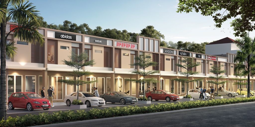 foto tampak rumah tipe Rumah Toko SQ-2/02 perumahan MAGNOLIA RESIDENCE 2