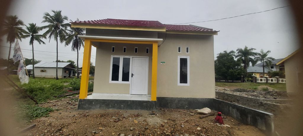 foto tampak rumah tipe 36 perumahan VERLINA INDAH PERMAI VI
