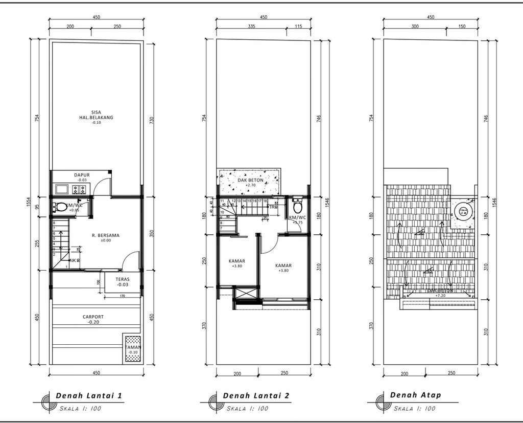 foto denah rumah tipe 38 Compact (437) perumahan G-Land Padalarang Residence 3